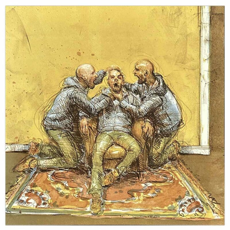 Litografi af Jacob Rantzau trykt hos Atelier Clot