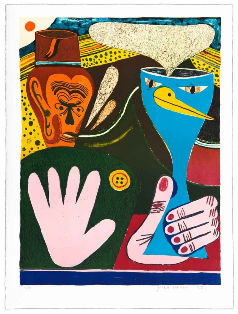 Litografi er Peter Larsen