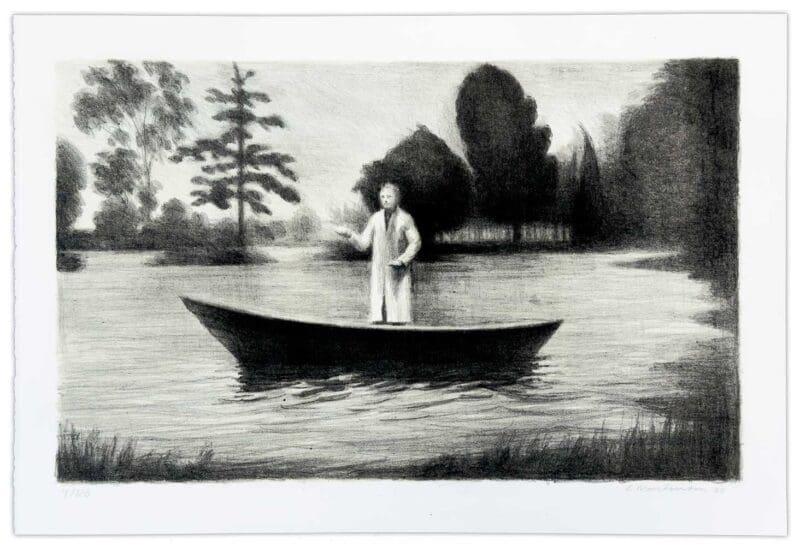 Litografi af Peter Martensen